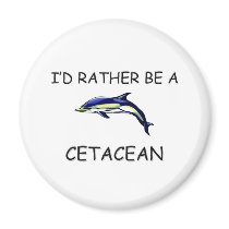 I'd Rather Be A Cetacean magnets