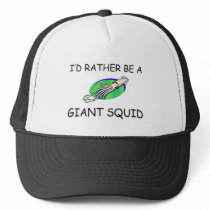 I'd Rather Be A Giant Squid hats by AnimalShirts I'd Rather Be A Giant Squid hats