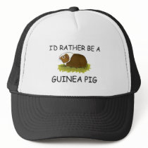 I'd Rather Be A Guinea Pig hats