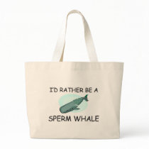 I'd Rather Be A Sperm Whale bags by AnimalShirts I'd Rather Be A Sperm Whale bags