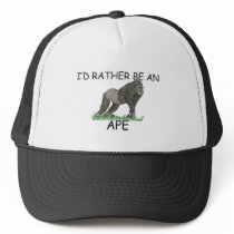 I'd Rather Be An Ape hats by AnimalShirts I'd Rather Be An Ape hats