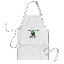 I'd Rather Be An Ocelot Aprons