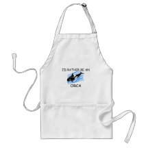 I'd Rather Be An Orca Apron