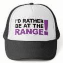 Id Rather Be At The Range - Purple hats by visualnewbie Id Rather Be At The Range - Purple hats