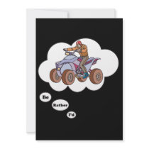 I'd rather be ATV Riding 3 Invitations