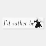 I'd Rather Be Ballroom Dancing Bumper Stickers