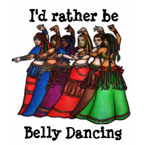 I'd rather be Belly Dancing t-shirts by LacyChenault I'd rather be Belly Dancing t-shirts