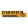 I'd Rather Be Biking Bumper Stickers
