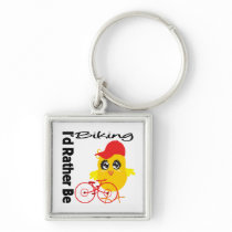 I'd Rather Be Biking Key Chains