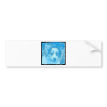I'd Rather Be Blue Bumper Sticker