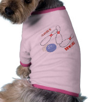 I'd Rather be Bowling pet clothing