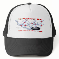 I'd Rather Be Bowling Trucker Hats