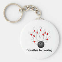 I'd rather be bowling keychains