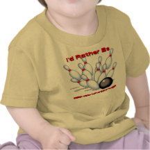 I'd Rather Be Bowling Tee Shirt