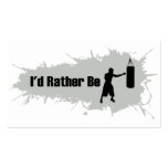 I'd Rather Be Boxing business cards