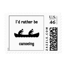 I'd rather be canoeing postage stamps