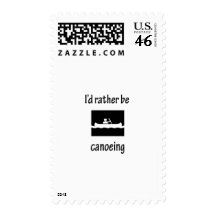 I'd Rather Be Canoeing Stamps