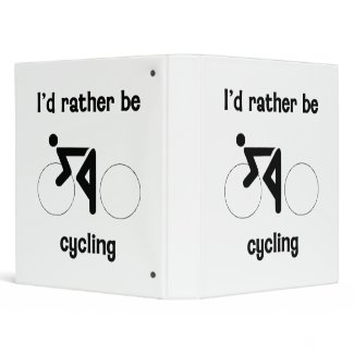 I'd rather be cycling binder