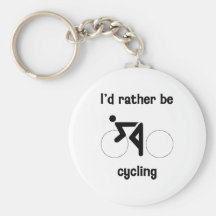 I'd rather be cycling key chains