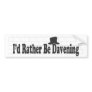 I'd Rather Be Davening Bumper Stickers