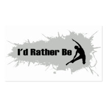 I'd Rather Be Doing Yoga Business Card Templates