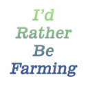 I'd rather be farming v2 t-shirts by Farm_ville I'd rather be farming v2 t-shirts