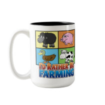 I'd rather be farming! (virtual farmer) mugs