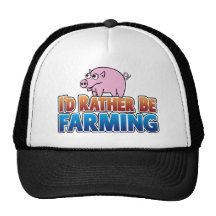 I'd Rather be Farming! (virtual farming) Mesh Hat