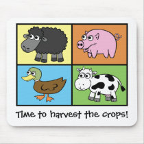 I'd Rather be Farming! (Virtual Farming) mousepads