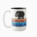 I'd Rather be Farming! (Virtual Farming) mugs