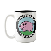 I'd Rather be Farming! (virtual farming) mugs by MyRazzleDazzle I'd Rather be Farming! (virtual farming) mugs