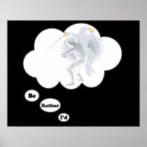 I'd rather be Fencing 4 Poster