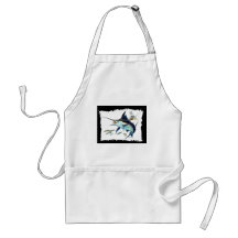 I'd rather be fishing! apron