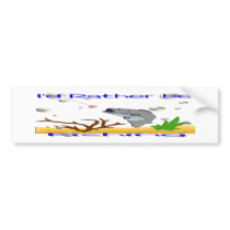 I'd Rather Be Fishing bumper stickers