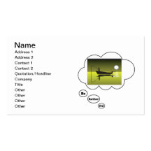 I'd rather be Fishing Business Cards