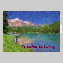 I'd Rather Be Fishing cards