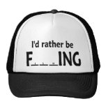 I'd Rather be FishING - Funny Fishing Hat