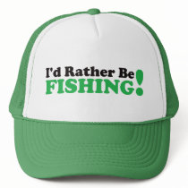 I'd Rather be Fishing - Green hats by visualnewbie I'd Rather be Fishing - Green hats