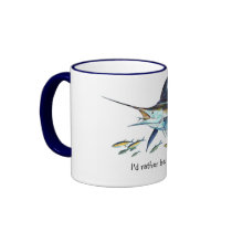 I'd rather be fishing! mugs by VathauerStudio I'd rather be fishing! mugs