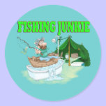I'd rather be Fishing! stickers