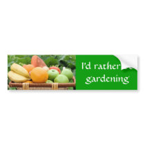 I'd rather be gardening bumper stickers by ashroc I'd rather be gardening bumper stickers