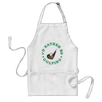 I'd Rather Be Golfing aprons