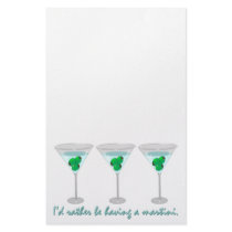I'd rather be having a martini. Stationery by totallypainted I'd rather be having a martini. Stationery