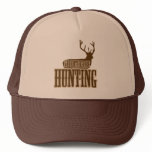 I'd Rather Be Hunting hats