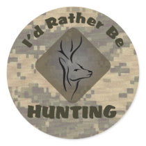 I'd Rather Be Hunting Stickers