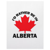 I'd Rather Be in Alberta letterhead by bartstshirts I'd Rather Be in Alberta letterhead