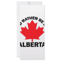 I'd Rather Be in Alberta rack cards by bartstshirts I'd Rather Be in Alberta rack cards