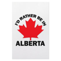I'd Rather Be in Alberta Personalized Stationery