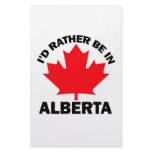 I'd Rather Be in Alberta Personalized Stationery