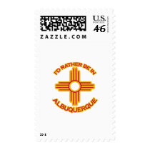 I'd Rather Be In Albuquerque Postage Stamps